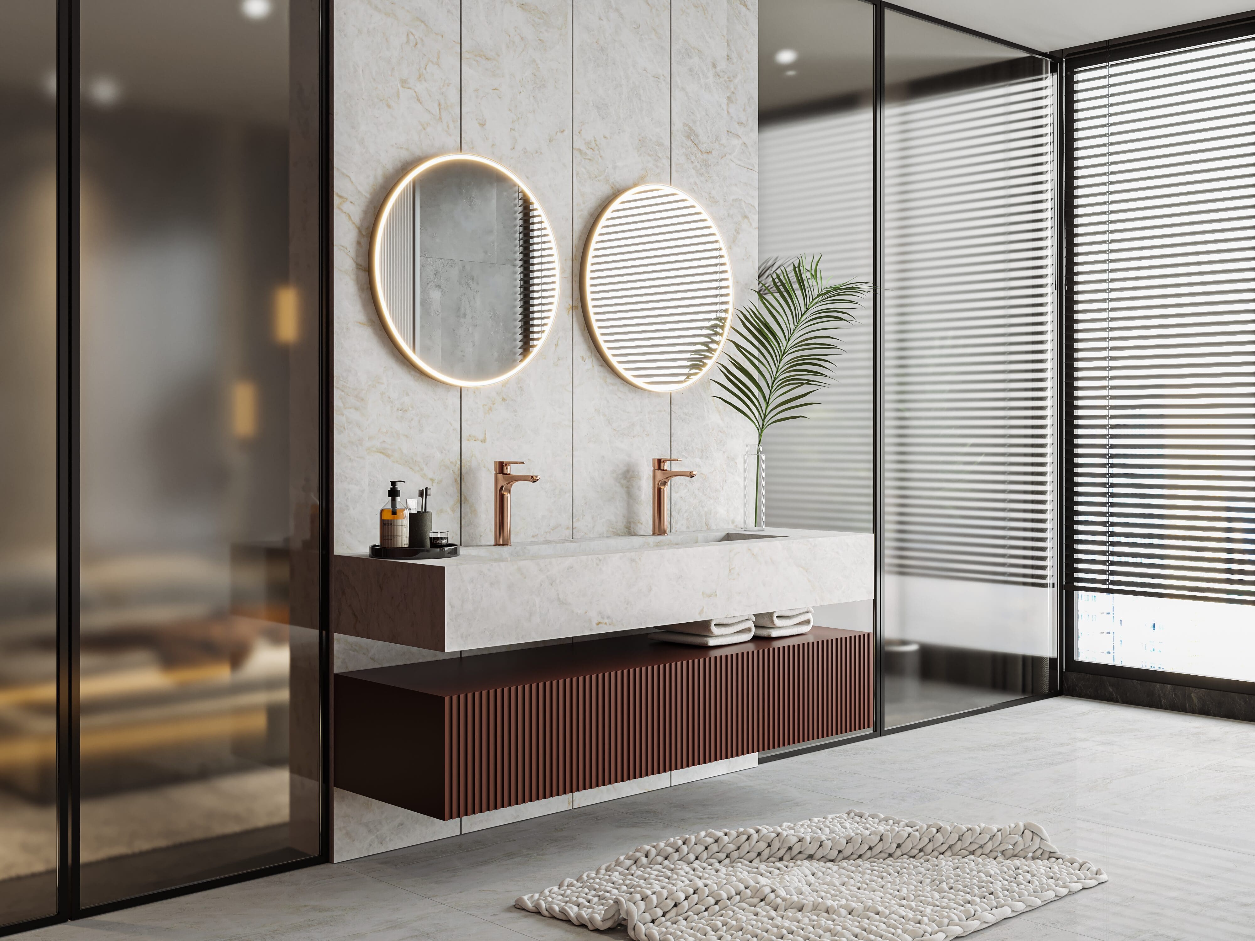 Kitchen and bathroom stone vanity